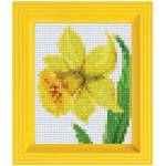 Pixelhobby Креативен комплект с рамка и пиксели Pixelhobby Classic - Нарцис (31281)