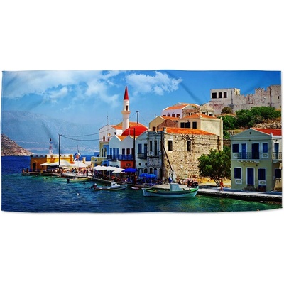 Sablio Uterák Domčeky pri pobreží 50 x 100 cm