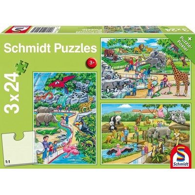 Schmidt Den v Zoo 3 x 24 dílků