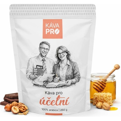 KávaPRO káva pro účetní mletí filtr 250 g