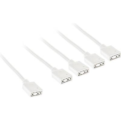 Кабел Kolink ARGB 1-4 Сплитер - 30 cm Бял (KOLINK-AC-ZUAD-1629)