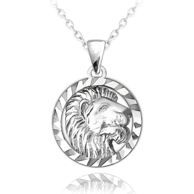 Minet Náhrdelník Zodiac lev JMAS9408SN45