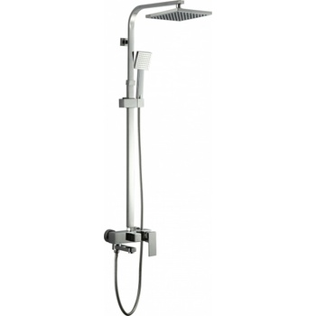 Inter Ceramic ДУШ СИСТЕМА ЯСМИНА ict 8866 КВАДР. ПИТА И ПОДВИЖЕН ДУШ ХРОМ (8866)