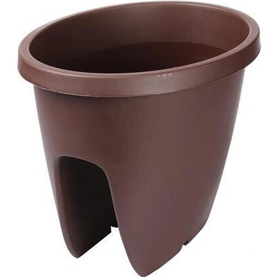 Plastkon Balconia OVI balkónový květináč hnědá délka 30 cm