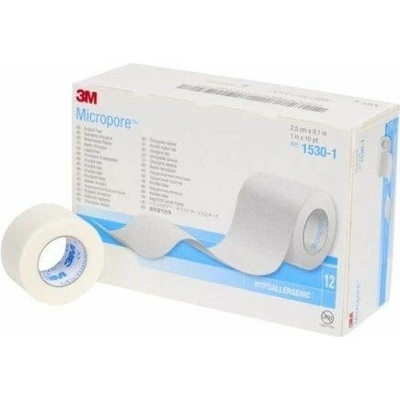 3M™ Micropore™ náplast papírová 2,5 cm x 9,15 m 12 ks