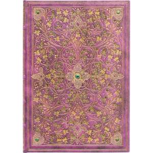 Paperblanks Тефтер Sangorski and Sutcliffe, Midi, широки редове, твърда корица, 72 листа (PB9368-8)