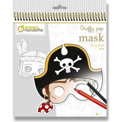 Omalovánky Avenue Mandarine Graffy Pop Mask pro kluky