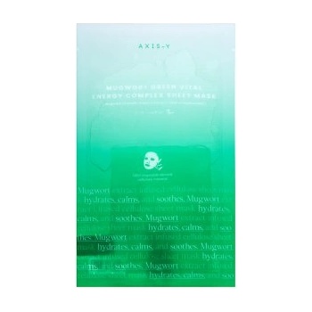 Axis-Y Green Vital платнена маска Energy Complex Sheet Mask 27 ml