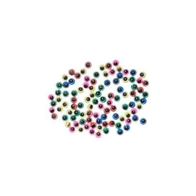 Dekorace pohyblivé oči, mix barev, 100 ks, 5 mm