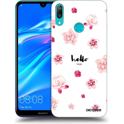 Púzdro Picasee silikónové Huawei Y7 2019 - Hello there čiré