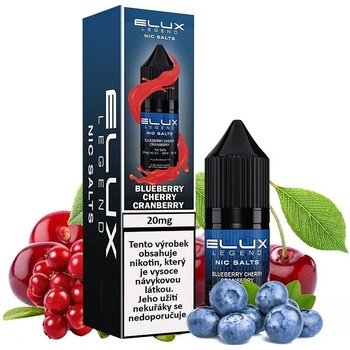 Elux Legend SALT Blueberry Cherry Cranberry 10 ml 20 mg od 159 Kč