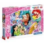 Clementoni Disney Princess puzzle 60pcs