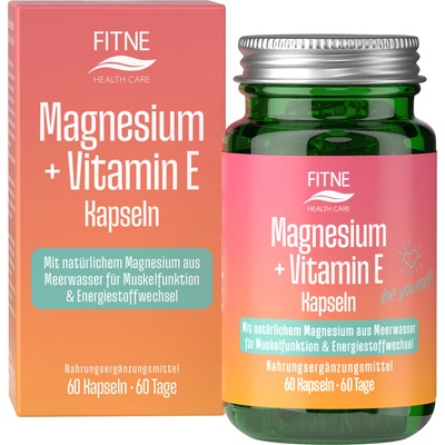 FITNE Health Care Magnesium + Vitamin E - 60 капсули