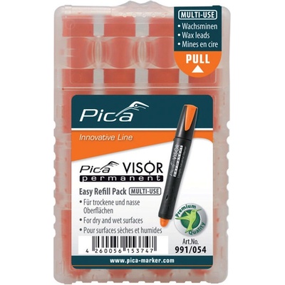 Pico visor Tuhy náhradní permanent voděodolný. Fluorescenční oranžová 991/054