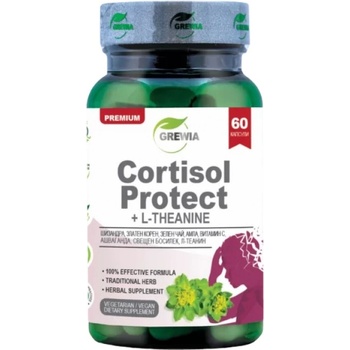 Image 1 of Grewia Cortisol Protect + L-Theanine [60 капсули]