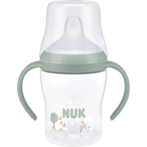 Nuk Бебешко шише NUK Perfect Match - С накрайник за сок, TC, РР, 150 ml, Овца, зелено (10215379) - ozone