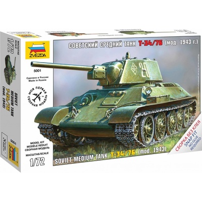 Zvezda Easy Kit T 34 76 ZV 5001 1:72