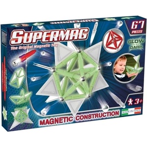 Supermag магнитен строителен комплект Tags glow 67ks (0159)