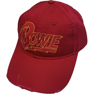 David Bowie Flash Logo Шапка с козирка Red UNI (BOWCAP01R)