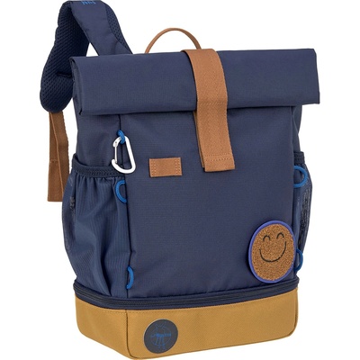 Detský batoh Lassig Mini Rolltop Backpack Little Gang navy uni 11 l,9 l modrá