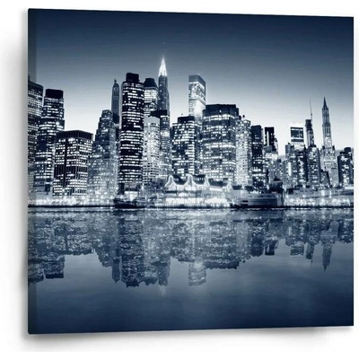 Sablio Obraz Noční New York - 50x50 cm