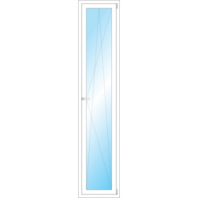 OKNA HNED Plastové okno 50x238 cm bílé otevíravé a sklopné pravé