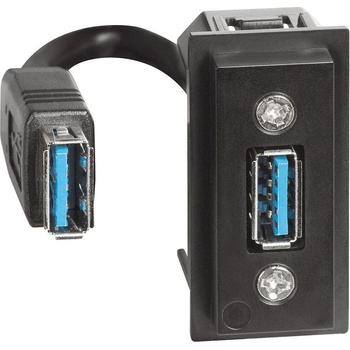 BTicino Розетка USB за данни тип A с кабел 15см 1 мод. Living Now - K4285P (K4285P)