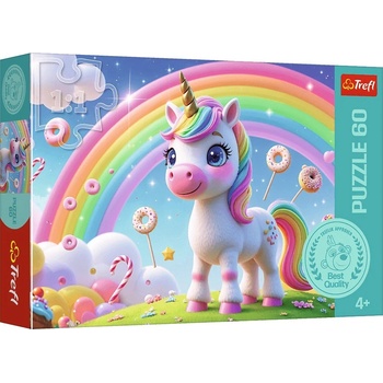 Trefl Пъзел Trefl от 60 части - Бонбонен свят (17416)