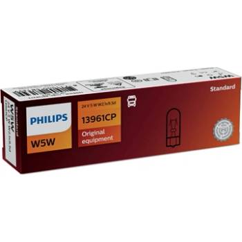 Philips Крушка, светлини на регистрационния номер philips w5w, 24v, 5w, 10 бр