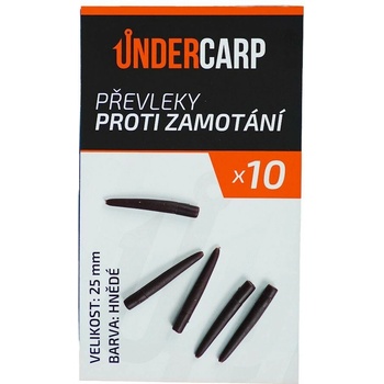 UnderCarp prevleky Proti Zamotaniu 25mm Hnedá 10 ks