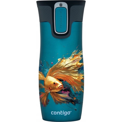 Contigo West Loop termohrnek 2.0 470 ml Biscay Bay Zlatá rybka