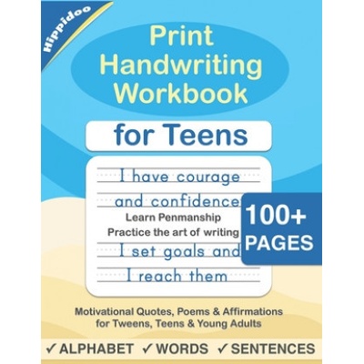 Print Handwriting Workbook for Teens