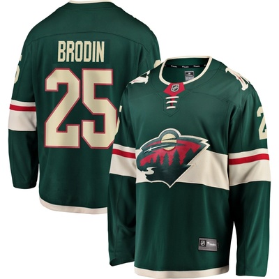Fanatics Dres Minnesota Wild #25 Jonas Brodin Breakaway Alternate Jersey