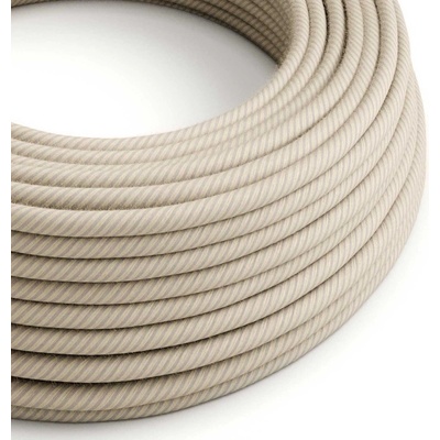 Creative Cables ERD20 3x0,75mm² pruhy slaměná 1 m