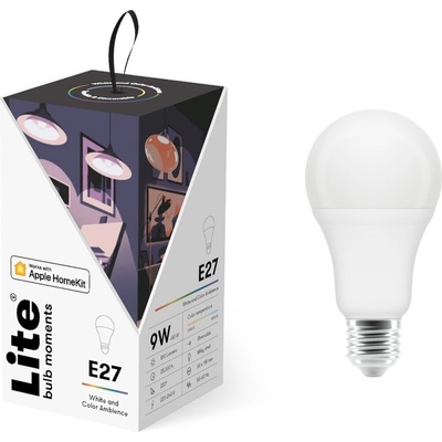 Lite Bulb Moments White and Color Ambience E27 Google Home, Amazon Alexa