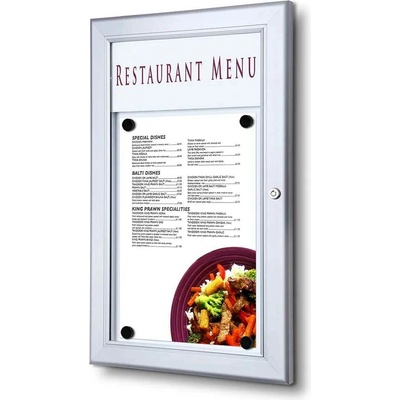A-Z Reklama CZ Menu Board SCZ venkovní vitrína pro prospekty 1 x A4