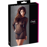 Cottelli Collection - прозрачна рокля - черна