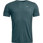 Ortovox Мъжко мериносово термобельо Ortovox 185 Rock'N'Wool Short Sleeve Merino base layer - Dark Arctic Grey - размер XL (015-1352-0914)