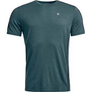 Ortovox Мъжко мериносово термобельо Ortovox 185 Rock'N'Wool Short Sleeve Merino base layer - Dark Arctic Grey - размер XL (015-1352-0914)