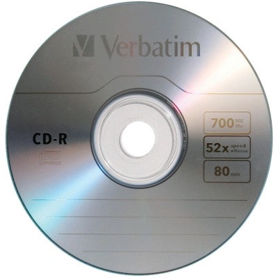 Prázdný nosič - Verbatim CD-R 700MB CD