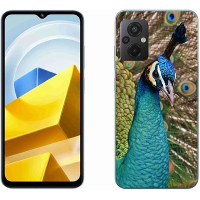 Pouzdro mmCase Gelové Xiaomi Poco M5 4G - páv