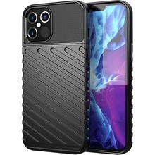 Pouzdro Apolis Thunder Case elastické pancéřové iPhone 12 Pro / iPhone 12 černé