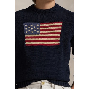 Ralph Lauren Детски памучен пуловер (323668285001)