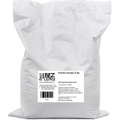 Život bez lepku Fazole mungo 5 kg