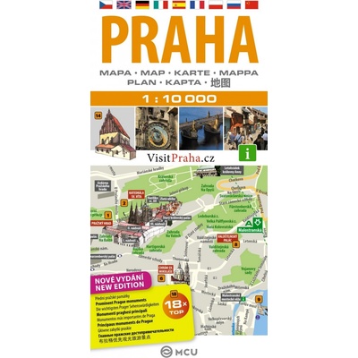 Praha plán mesta 1:10 000