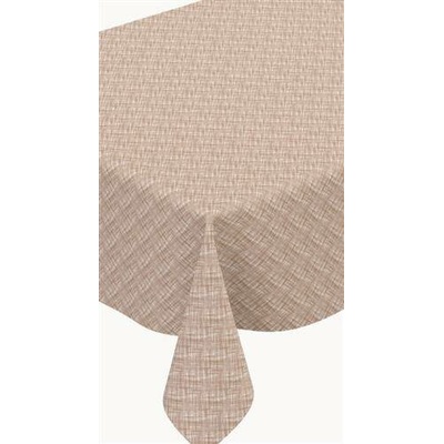 Impol Trade Ubrus PVC 186A reliéfní vzor hnědý návin 20 mx140 cm