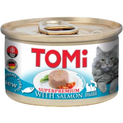 TOMI Salmon Pate пастет за котки - 0.085кг