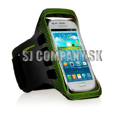 Športový pás na rameno Samsung Galaxy S III Mini – zelená