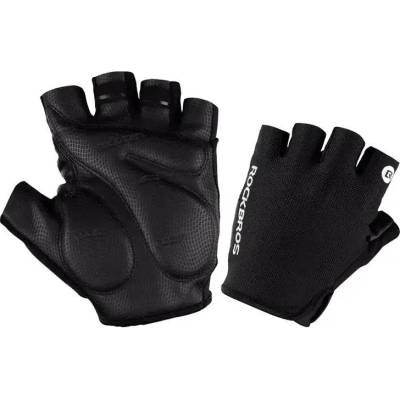 Rockbros Ръкавици за колоездене без пръсти Rockbros S106BK-M, Разбер: M, черни (S106BK-M)