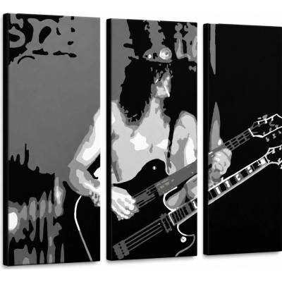 Ručne maľovaný POP Art obraz Slash - 90x60 cm